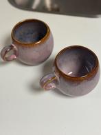 Handgemaakte Roze Mokken - Set van 2, Huis en Inrichting, Keuken | Servies, Keramiek, Nieuw, Ophalen of Verzenden, Effen