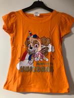 Nette oranje meisje T-shirt maat 104/110, Kinderen en Baby's, Kinderkleding | Maat 104, Meisje, Ophalen of Verzenden, Zo goed als nieuw