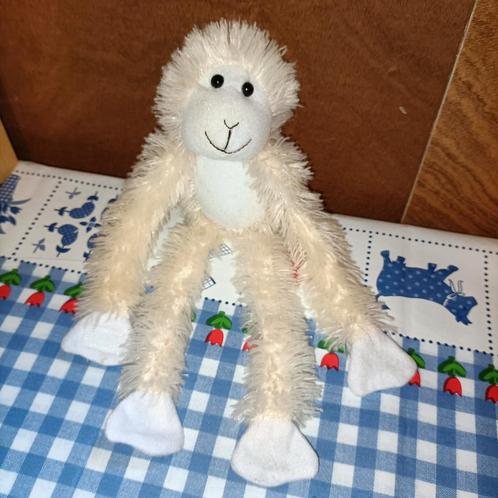 Wildlands Adventure Zoo Emmen witte aap knuffel 30 cm, Kinderen en Baby's, Speelgoed | Knuffels en Pluche, Ophalen of Verzenden