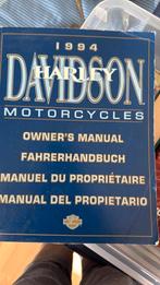 Harley Davidson manual, Ophalen of Verzenden, Zo goed als nieuw