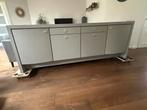 Houten dressoir - grijs - 240x88,5x46,5, Huis en Inrichting, Ophalen of Verzenden, Zo goed als nieuw, 200 cm of meer, 25 tot 50 cm