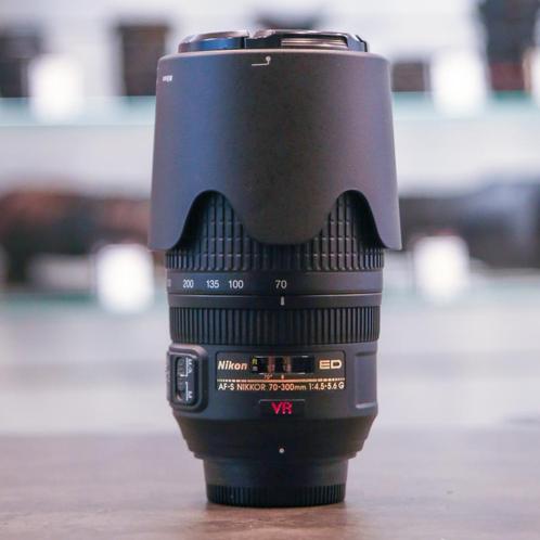 Nikon AF-S Nikkor 70-300mm F4.5-5.6 G IF-ED VR (Hilversum), Audio, Tv en Foto, Fotografie | Lenzen en Objectieven