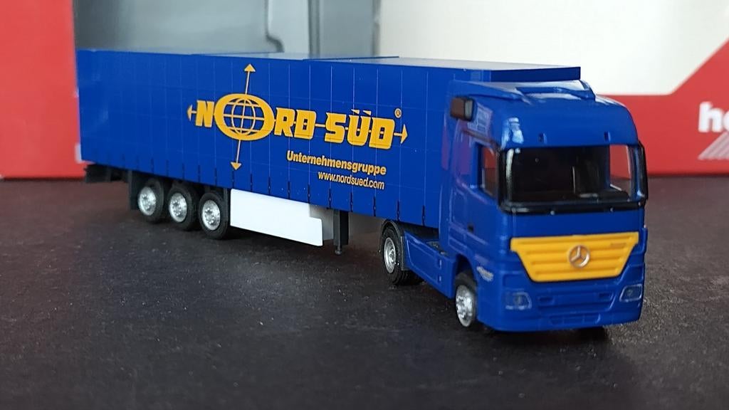 Mercedes Benz Actros Nord Sud 1:120 Herpa Pol, Verzenden, Trucks@herpa.de, Nieuw, Bus of Vrachtwagen