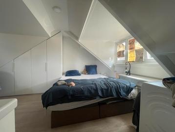 EXTRA LANG Boxspring 2 st 90x220  Bruin beschikbaar voor biedingen