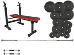Halterbank INC. 75 kg GEWICHTEN - Sportbank - Opvouwbaar, Benen, Van Lansbergestraat 98, 2593 SG Den Haag, Nederland, Info@strongmagnetsdiscount.nl