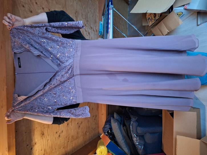 Gala jurk / Avondjurk Paars, Kleding | Dames, Gelegenheidskleding, Zo goed als nieuw, Galajurk, Maat 42/44 (L), Paars, Ophalen of Verzenden