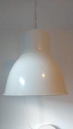2 Ikea Hektar hanglampen diameter 47 cm wit, Ophalen of Verzenden, Gebruikt, Metaal, Minder dan 50 cm