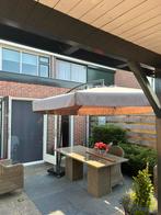 Gratis afhalen zweefparasol excusief parasolvoet., Ophalen, Gebruikt, Zweefparasol