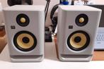 KRK Rokit RP5 G4 Studio Monitors (Paar) White noise edition, Audio, Tv en Foto, Luidsprekers, Ophalen of Verzenden, Zo goed als nieuw