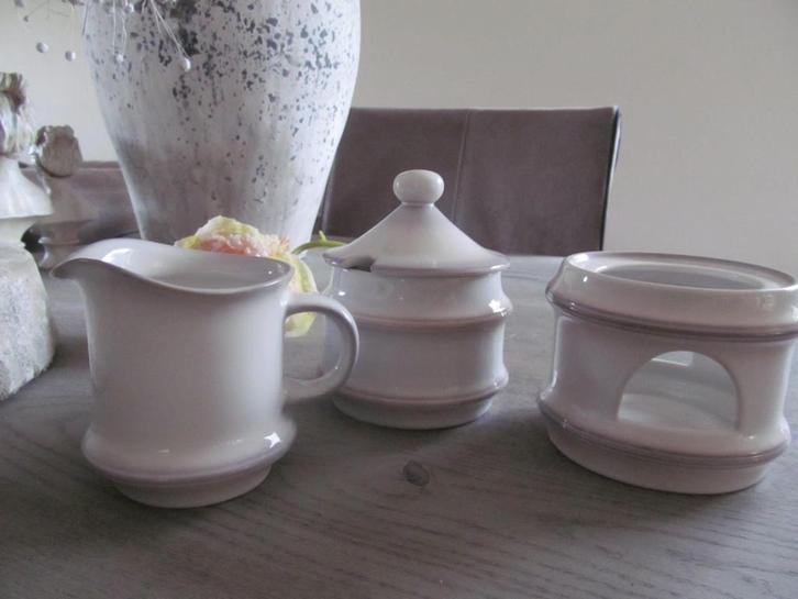 Goebel Lorraine Country Roomstel + Warmhoud Lichtje, Huis en Inrichting, Keuken | Servies, Zo goed als nieuw, Overige typen, Overige stijlen