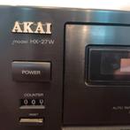Akai HX-27W Dubbel Cassettedeck, Audio, Tv en Foto, Cassettedecks, Ophalen of Verzenden, Dubbel, Akai, Auto-reverse