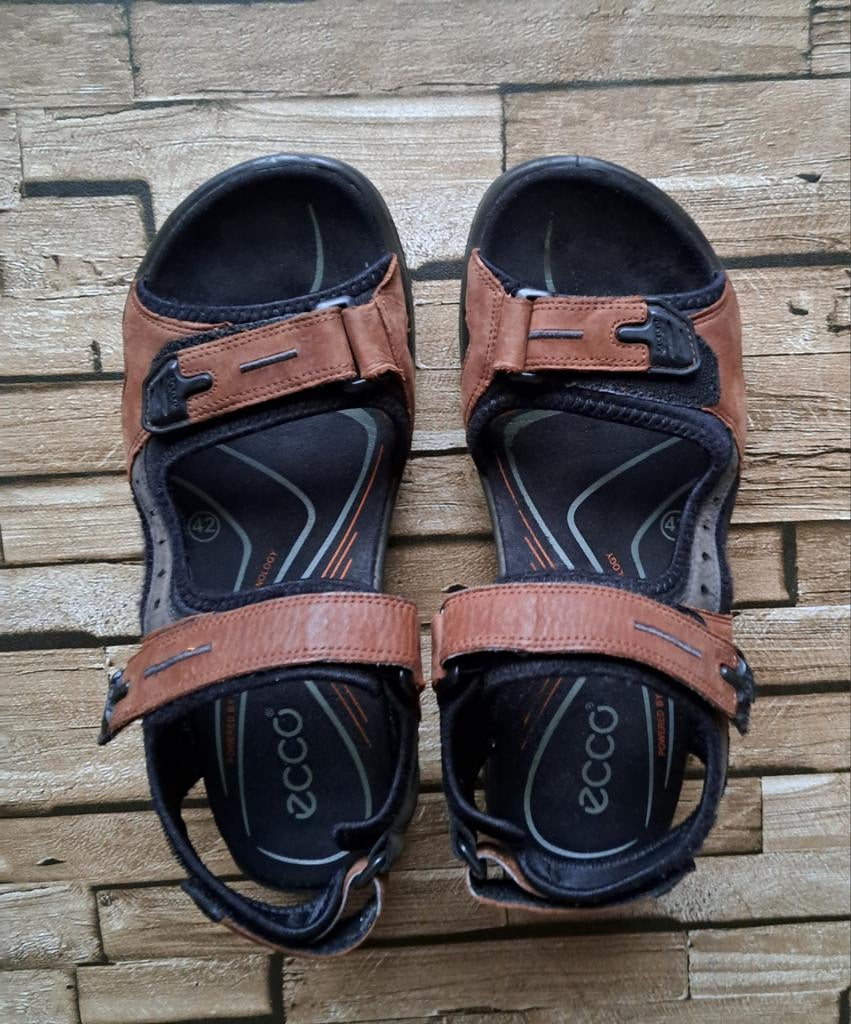ECCO- leren off road sandalen, 42, Sandalen, Ecco, Bruin, Verzenden