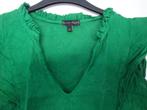 Maat S. Gras groen linnen PHASE EIGHT blouse., Ophalen of Verzenden, Zo goed als nieuw, Phase Eight, Maat 36 (S)