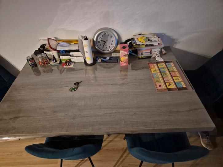 Eetkamertafel, Huis en Inrichting, Tafels | Eettafels, Zo goed als nieuw, 150 tot 200 cm, 100 tot 150 cm, Vier personen, Rechthoekig