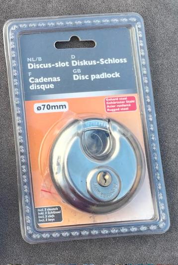 Discus slot NIEUW inclusief sleutels in de verpakking beschikbaar voor biedingen