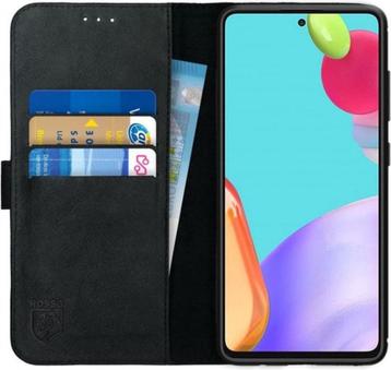 Rosso Deluxe Echt Leer Book Case Hoesje Geschikt voorSamsung beschikbaar voor biedingen