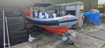 Rib 9 meter 150 PK johnson, Watersport en Boten, Motorboten en Motorjachten, Ophalen, 50 pk of meer, Zo goed als nieuw, Snelvarend