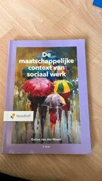 De maatschappelijke context van sociaal werk, Maatschappij en Samenleving, Ophalen of Verzenden, Zo goed als nieuw, Galina van der Weert