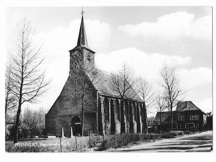 Heenvliet, Hervormde Kerk, Verzamelen, Ansichtkaarten | Nederland, Ongelopen, Zuid-Holland, 1960 tot 1980, Verzenden