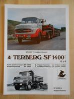 Terberg SF1400 Brochure ca 1975 6x4, Ophalen, Zo goed als nieuw, Overige merken, Terberg