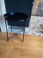 Bijzettafel met afneembaar blad, 45 tot 60 cm, Minder dan 55 cm, Rond, Ophalen of Verzenden