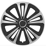 Wieldoppen set Zilver-Zwart 15 Inch, Buurserstraat 15 A, 7481 EG,Haaksbergen, Ophalen of Verzenden, Info@123CamperOnderdelen.nl