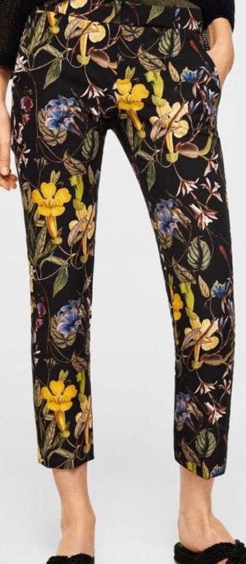 Mango gebloemde broek maat 36 zgan beschikbaar voor biedingen
