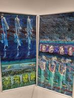 Tweeluik JANICKI Marek Eligiusz (1949 - 2006), Antiek en Kunst, Ophalen of Verzenden