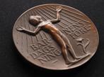 Zweedse Bronzen medaille / penning met  jongen naakt, Postzegels en Munten, Ophalen of Verzenden, Brons, Buitenland