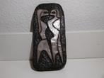 Vintage tegel door Frans Tuinstra, abstract en gesigneerd, Ophalen of Verzenden