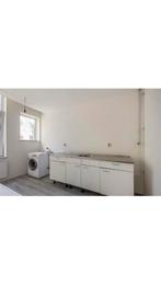 Keukenblok met 4 Bovenkastjes - Complete Keuken, Huis en Inrichting, Keuken | Complete keukens, Ophalen, Gebruikt, Wit, Enkelwandige keuken