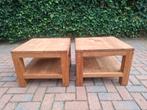 Teak houten salontafel, Ophalen, 50 tot 100 cm, 50 tot 100 cm, Minder dan 50 cm
