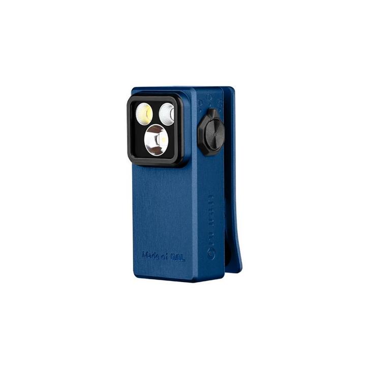 Olight Oclip Ultra Navy Blue, Caravans en Kamperen, Zaklampen, Nieuw, Accu, Ophalen of Verzenden