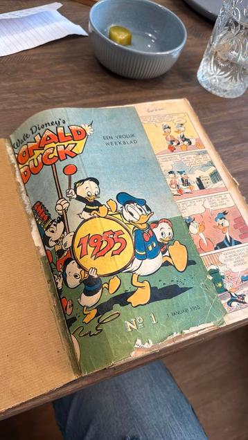 Donald Duck gebundeld 1955 beschikbaar voor biedingen