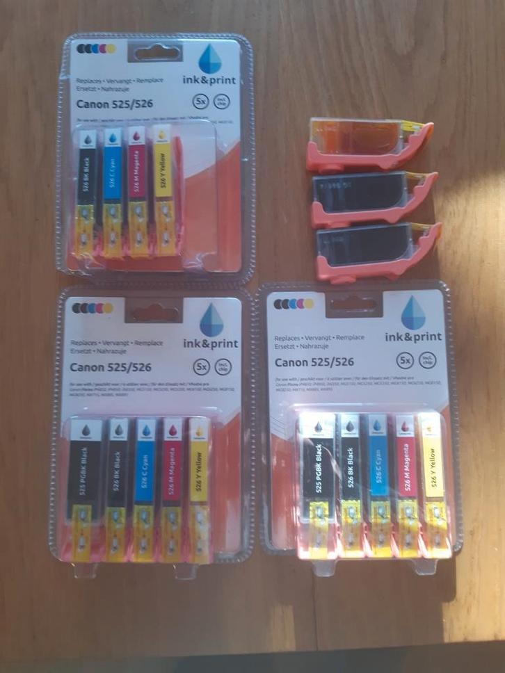Canon  printer inkt 525/526, Computers en Software, Printers, Nieuw, Printer, Inkjetprinter, Ophalen of Verzenden
