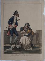 Philibert-Louis Debucourt n. Carle Vernet aquatint Marchande, Antiek en Kunst, Kunst | Etsen en Gravures, Ophalen