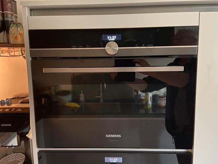 Siemens IQ700 CB875G0B1/40 compact oven, Witgoed en Apparatuur, Ovens, Gebruikt, 45 tot 60 cm, Ophalen