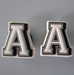 Originele Crocs charms letter A 2x, Ophalen of Verzenden, Zo goed als nieuw, Zilver, Overige merken