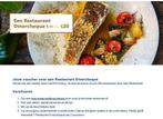 Restaurant Dinercheque (twv €20), Tickets en Kaartjes, Twee personen, Kortingsbon, Overige typen