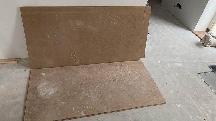 Hardboard plaat 3x610 x 122 nieuw en gebruikt, Doe-het-zelf en Verbouw, Hout en Planken, Zo goed als nieuw, Plank, Overige houtsoorten