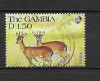 Gambia 1991 dier, Verzenden, Overige landen, Gestempeld