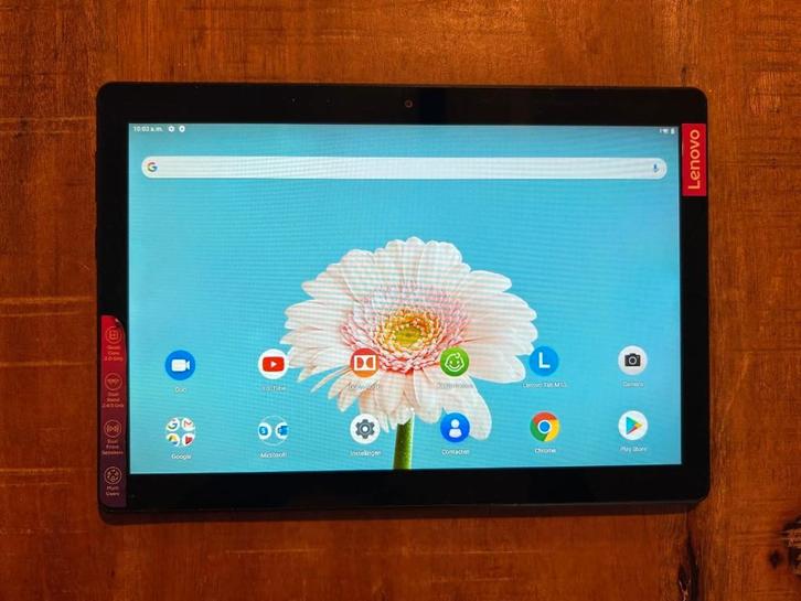 Lenovo Tab M10 2GB 32GB Wifi Zwart + Case Kids Case Blauw, Computers en Software, Android Tablets, Zo goed als nieuw, Wi-Fi, 10 inch