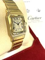 Santos de Cartier Galbee Large Model Ref 2003 Goud Full Set, Cartier, Polshorloge, Onbekend, Zo goed als nieuw