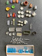Playmobil onderdelen voor keuken w.o. bestek servies bakblik, Ophalen of Verzenden, Zo goed als nieuw, Los playmobil
