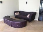 Paarse poefen set - Johanson Design, Ophalen, Gebruikt, Stof, Minder dan 150 cm