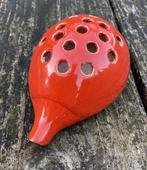 Leuke Egel Vaasje - vintage retro mid century design, Huis en Inrichting, Woonaccessoires | Vazen, Aardewerk of Porselein, Oranje