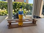 Teakhouten Flessenhouder voor 4 Flessen, Watersport en Boten, Ophalen of Verzenden, Zo goed als nieuw
