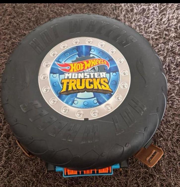 Hot Wheels Monster Trucks Arena - Band Vorm, Kinderen en Baby's, Speelgoed | Racebanen, Gebruikt, Racebaan, Handmatig, Hot Wheels