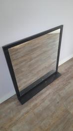 Spiegel zwart, Huis en Inrichting, Woonaccessoires | Spiegels, Ophalen, Gebruikt, Minder dan 100 cm, Rechthoekig