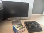 Playstation 4, Dell monitor, 3 controllers en 5 games, Ophalen, Original, Met 3 controllers of meer, Gebruikt